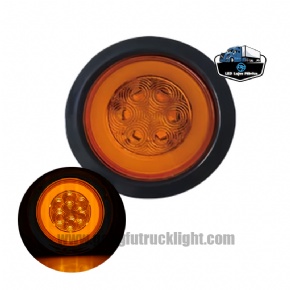 Luz trasera LED ámbar para camión de 4 pulgadas