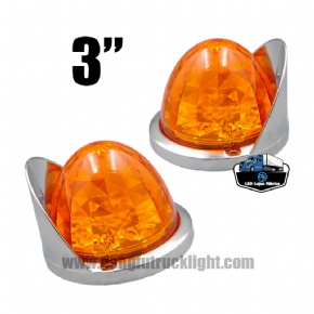 Luces LED de color rojo ámbar con forma de sandía para camiones