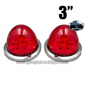 Luz LED lateral de camión con diseño de sandía de 3 pulgadas