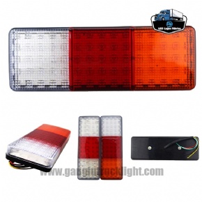 Luz trasera LED para camión, color rojo, ámbar y blanco