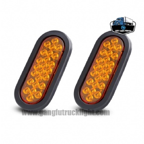 Luz trasera LED multivoltaje de 6 pulgadas para camión