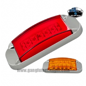 LED side light for truck with halo ring
