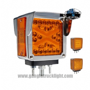 Luz trasera LED roja y ámbar para camión de 115 mm