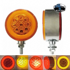 Luces laterales LED de doble cara para camión